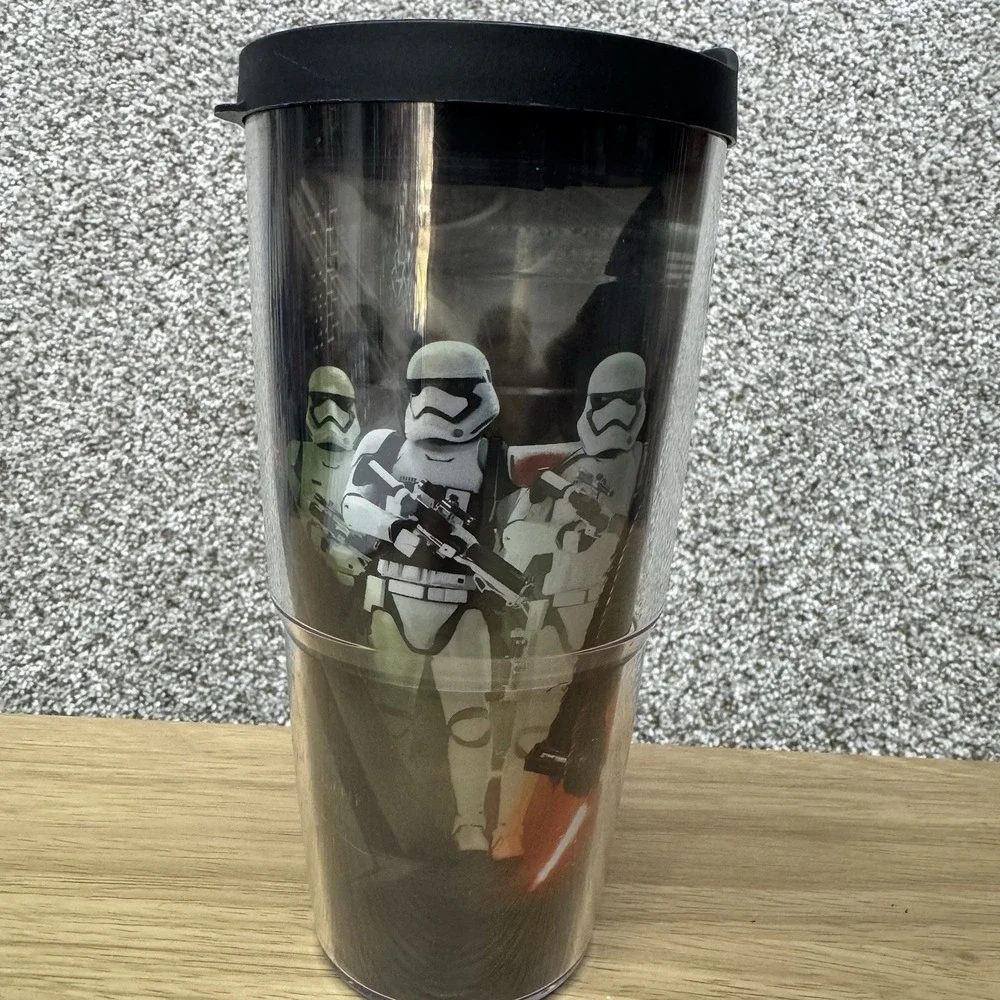 Tervis Star Wars 24 oz Tumbler Kylo Ren Stormtroopers With Lid Episode 7‎ Disney